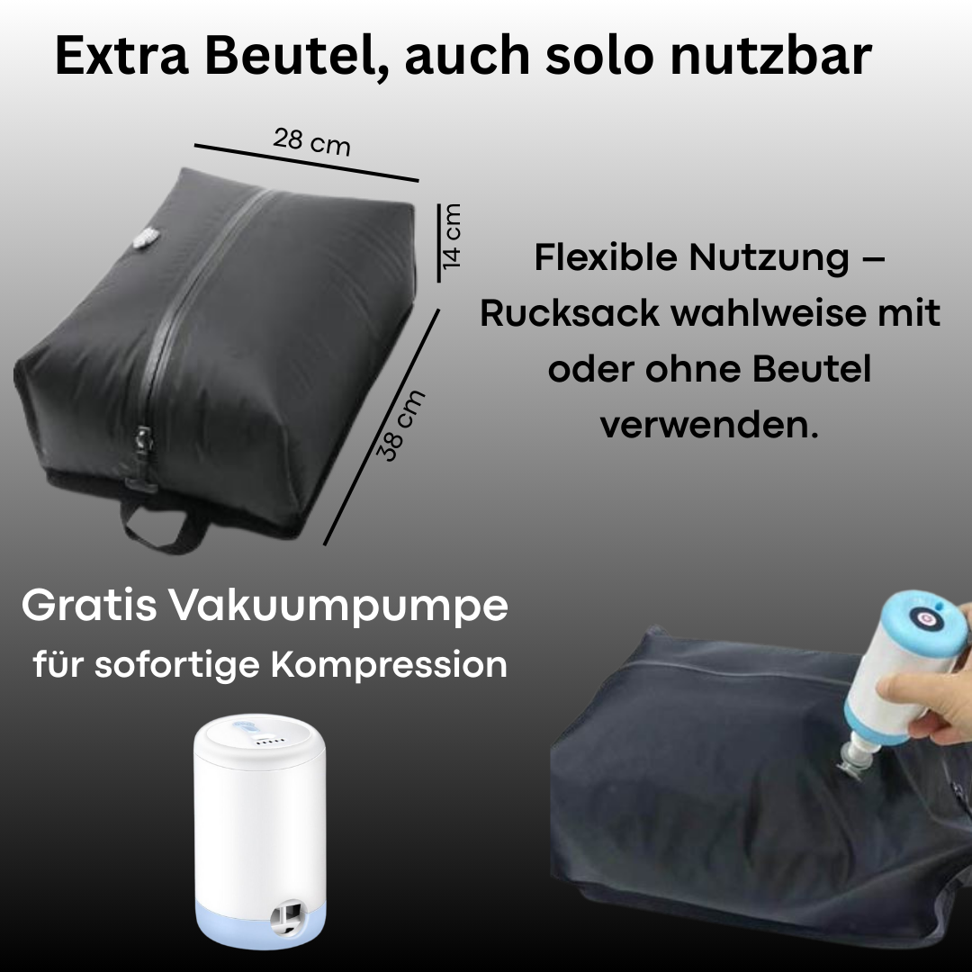 Rucksack-Vakuumdrifter